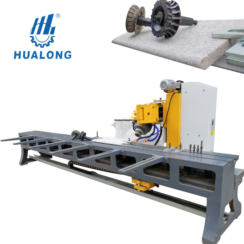 Hualong Stonemachinery Gratnie Marble Stone Edge 45 Graus Chanfradura Corte Corte Perfil Máquina HLS-3800 