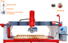 Máquina de ponte de corte de mármore de pedra de mármore de 5 eixos CNC para pia de corte de laje de gravura