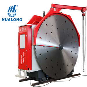 HUALONG Stone Machinery 2QYKZ Series Alta Eficiência Lâmina Gêmea Serra de Trilho de Pedra Máquina de Corte de Pedra Natural para Pedreira de Granito