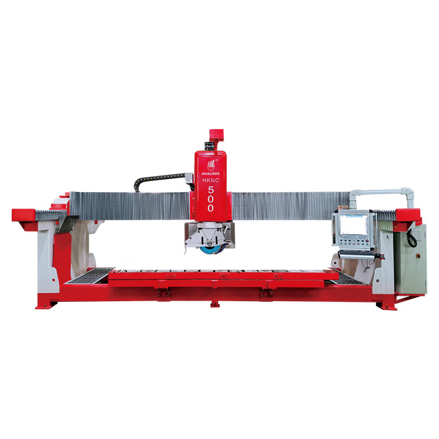 Máquina de corte e fresagem de pedra de ponte CNC de 5 eixos